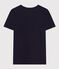 LE DROIT, katoenen T-shirt voor dames met ronde hals blauw SMOKING