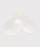 Babywantjes van effen katoen wit MARSHMALLOW