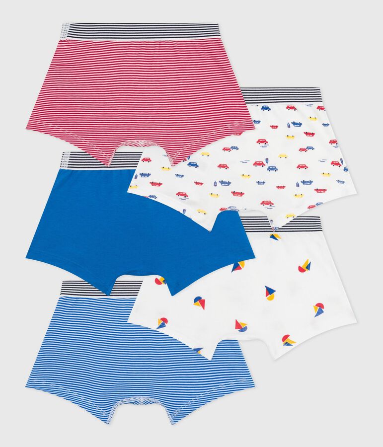 Setje met katoenen boxershorts met print voor kinderen multicouleur