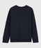 Molton sweatshirt voor jongens blauw SMOKING
