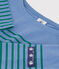 Marini&egrave;re enfant en coton bleu/vert