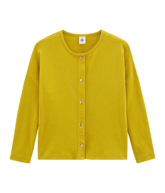 Cardigan enfant fille vert BAMBOO