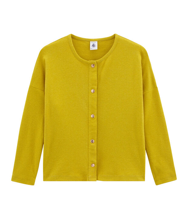 Cardigan enfant fille vert
