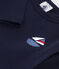 Katoenen T-shirt met lange mouwen voor baby's blauw SMOKING