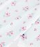 Katoenen babypyjama met bloemenprint wit MARSHMALLOW/wit MULTICO