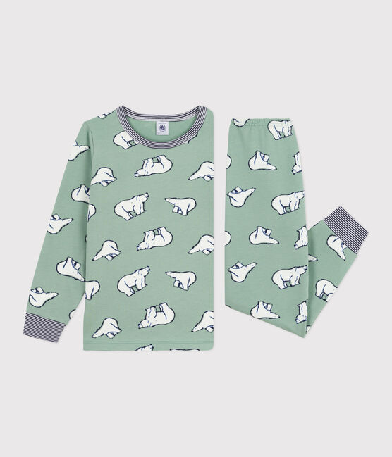 Pyjama enfant en molleton imprimé ours SAULE/ MULTICO