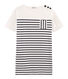 Robe manches courtes femme