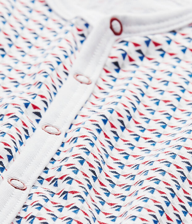 Dors bien b&eacute;b&eacute; gar&ccedil;on imprim&eacute; blanc/multicouleur