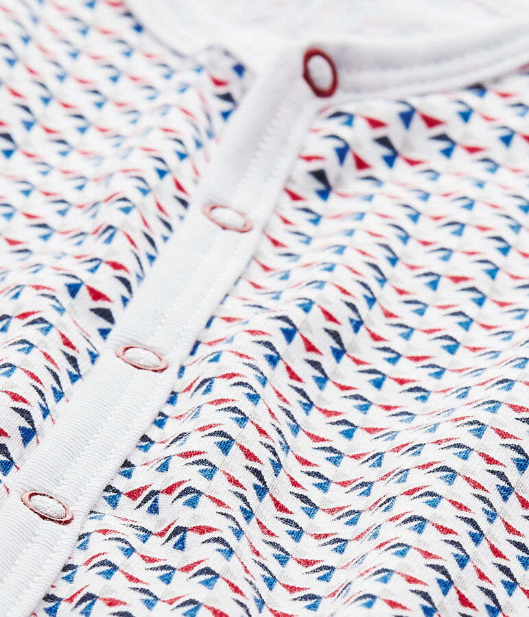 Dors bien b&eacute;b&eacute; gar&ccedil;on imprim&eacute; blanc/multicouleur