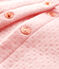 Cardigan bébé fille en tubique rose MINOIS