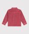 Effen fluwelen kinderhemd roze