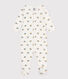 Babypyjama van molton met bloemetjes