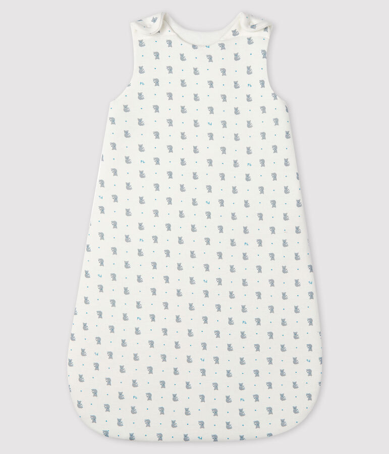 Gigoteuse b&eacute;b&eacute; en coton biologique blanc/gris/multicouleur