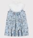 Robe en popeline imprimée enfant fille