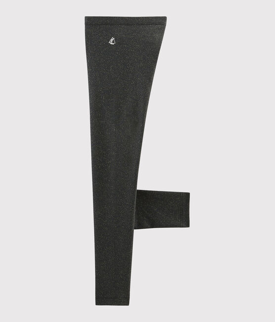Meisjesjegging in jersey kinderen grijs CAPECOD/geel OR
