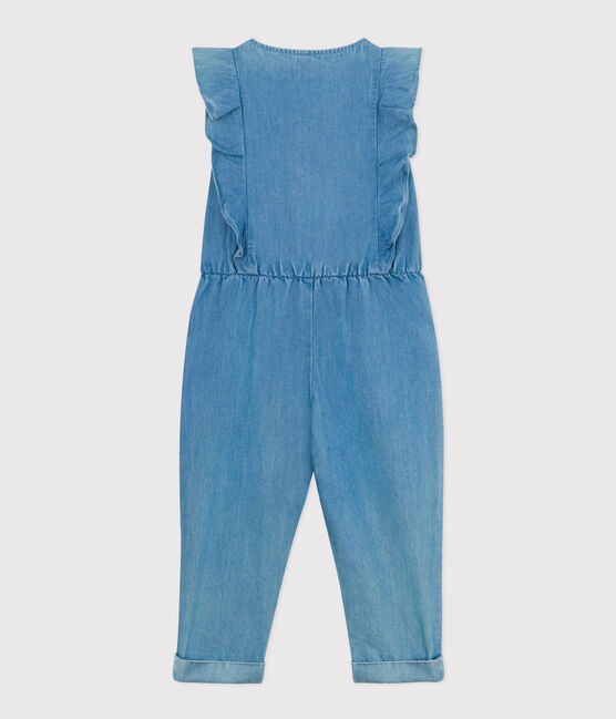Playsuit voor meisjes blauw DENIM CLAIR