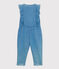 Playsuit voor meisjes blauw DENIM CLAIR