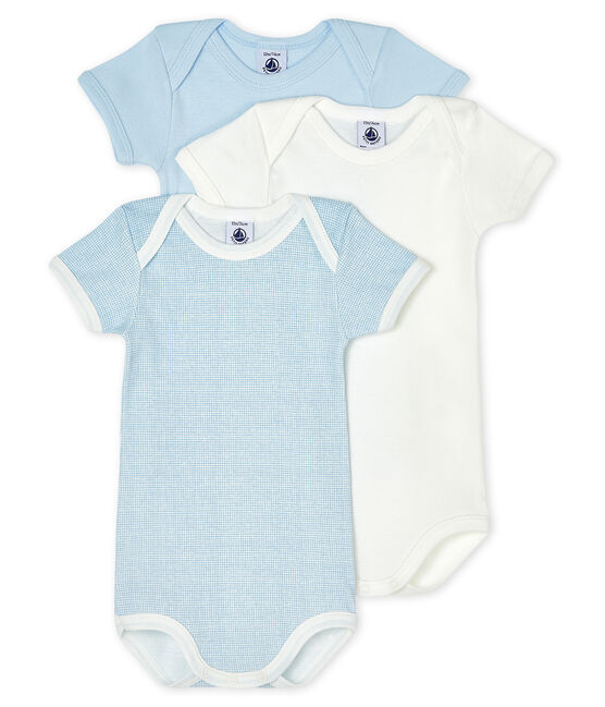 Drie rompertjes korte mouwen baby variante 1