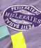 Damessweater met capuchon purper REAL/wit MARSHMALLOW