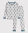 Pyjama ajusté chien en coton gris POUSSIERE/ ROVER