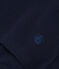 L'Iconique, T-shirt met korte mouw van effen ribstof voor dames blauw SMOKING