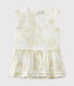 Robe bébé fille en satin imprimée