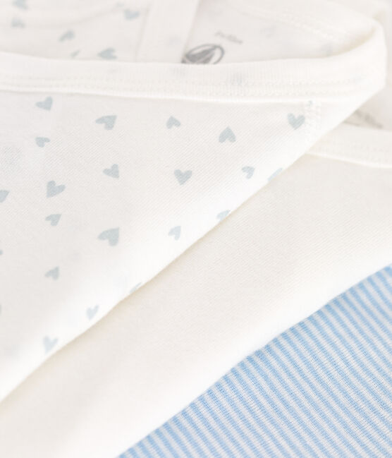 Set van 3 katoenen rompertjes met print en korte mouwen voor baby's variante 1