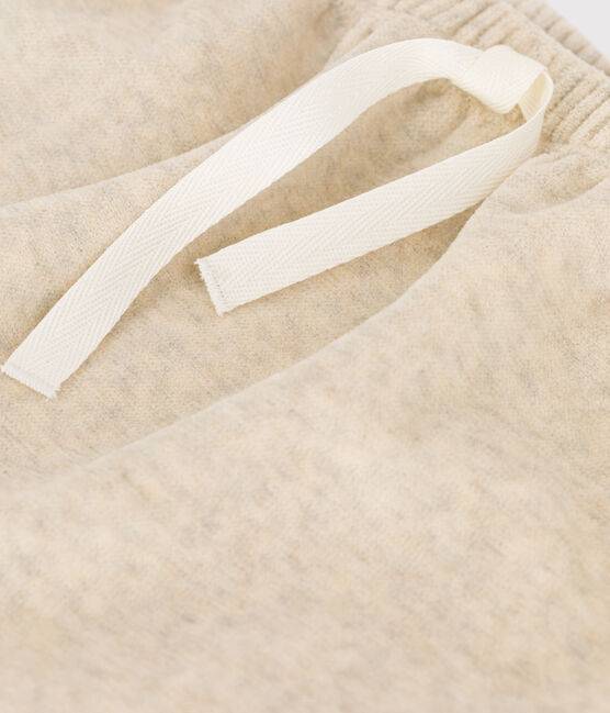 Pantalon bébé en velours en coton beige MONTELIMAR CHINE