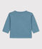 Tee-shirt manches longues bébé en coton bleu ROVER