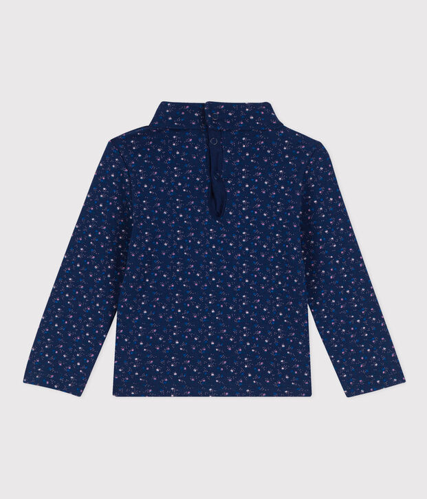 Sous pull en coton b&eacute;b&eacute; bleu/multicouleur