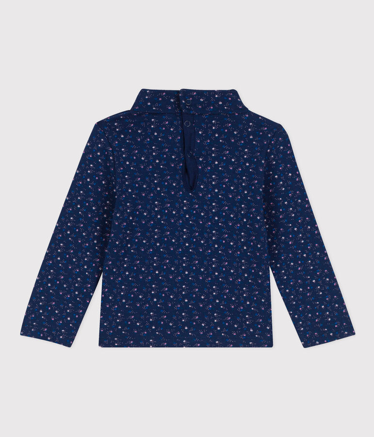 Katoenen truitje baby. blauw MEDIEVAL/wit MULTICO