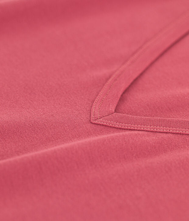 L'ICONIQUE, dames-T-shirt met V-hals in katoen roze