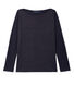 T-shirt femme manches longues en lin laqué