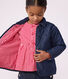 Veste enfant en denim uni motif &eacute;toiles