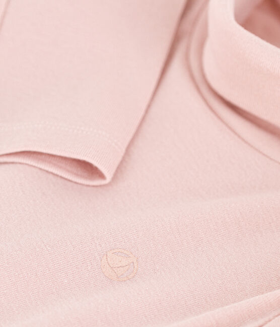 Sous-pull en coton enfant fille / garçon rose SALINE