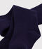 Collants b&eacute;b&eacute; en coton unis bleu marine