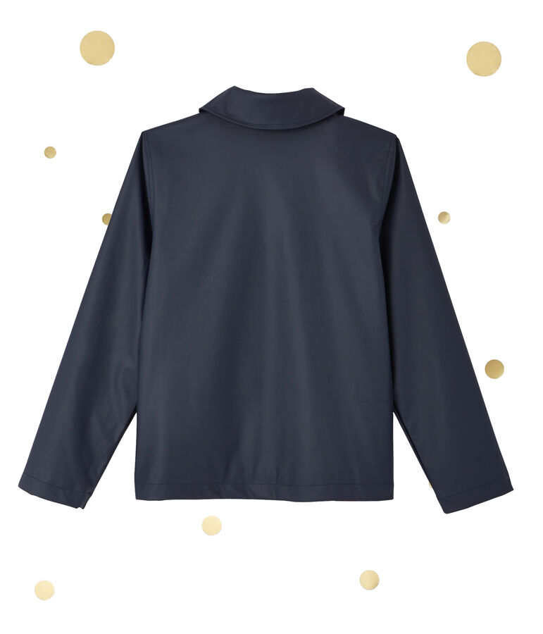 Veste esprit tailleur femme. Petit bateau x Marie-Agn&egrave;s Gillot bleu