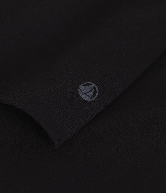 L'ICONIQUE, T-shirt voor dames met cocottesteek in katoen zwart BLACK