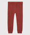 Broek in badstof voor meisjes bruin OMBRIE