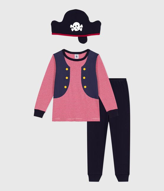 Pyjama déguisement pirate enfant en coton bleu SOIR/ MULTICO