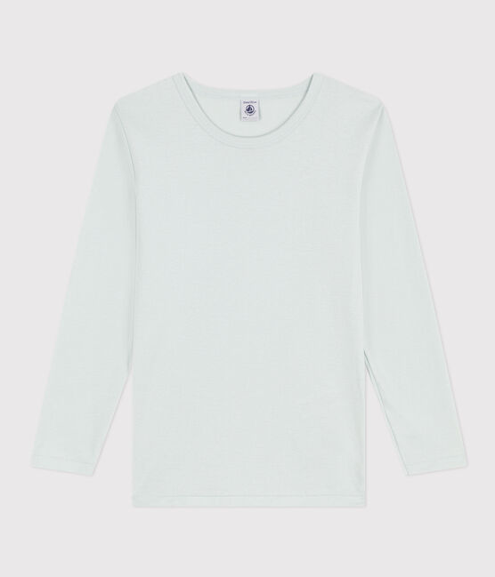Katoenen T-shirt met lange mouw blauw AGLA