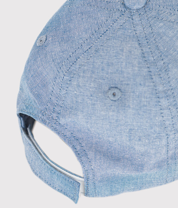 Casquette en denim bleu ciel enfant bleu