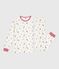 Pyjama enfant en coton imprimé Paris blanc MARSHMALLOW/blanc MULTICO