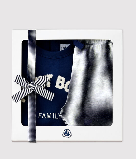 Geschenkdoos voor baby's met sweater en broek variante 1
