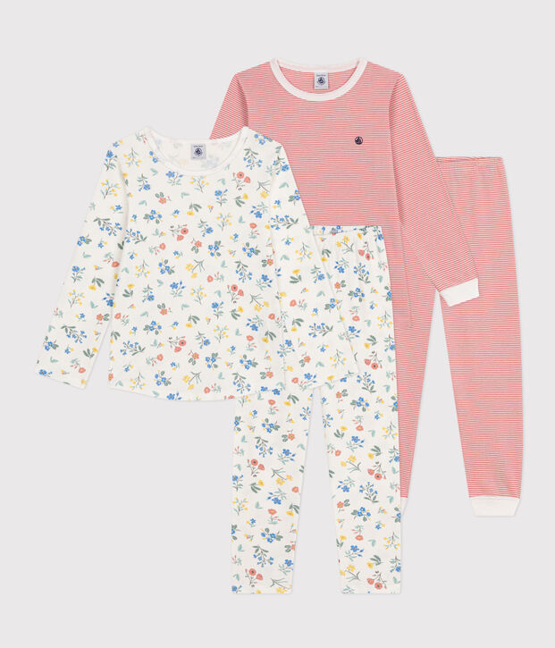 Set met 2 katoenen pyjama's voor kinderen multicouleur