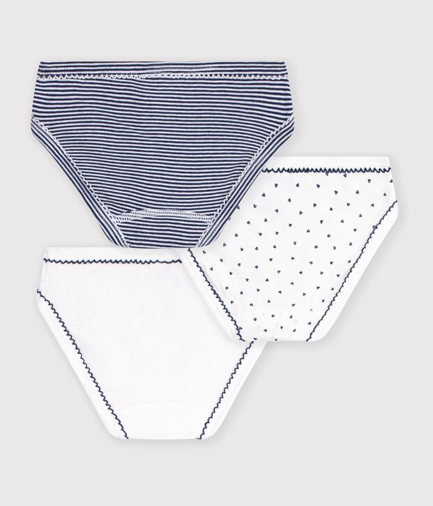 Trio de culottes petite fille multicouleur