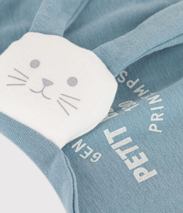 Katoenen knuffel '130 Printemps' blauw