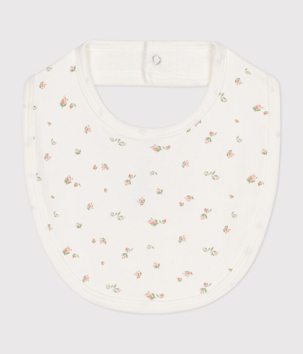Babyslabbetje wit/multicouleur