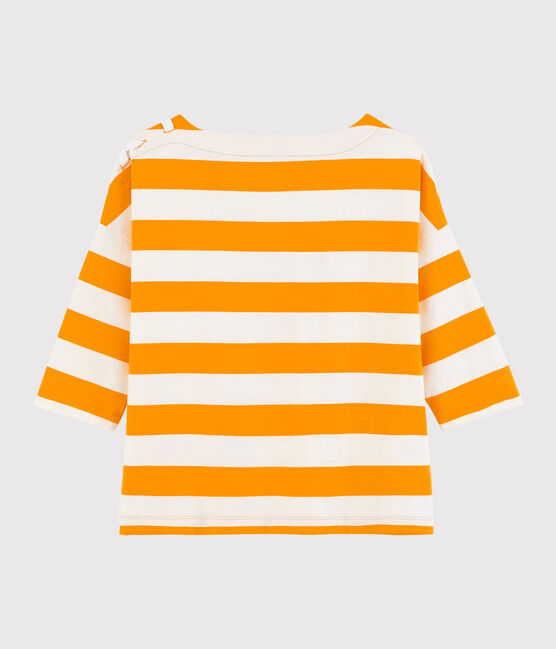 Marinière Dames geel TEHONI/wit MARSHMALLOW