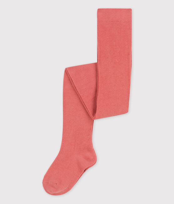 Meisjeskousenbroek in jersey roze PAPAYE